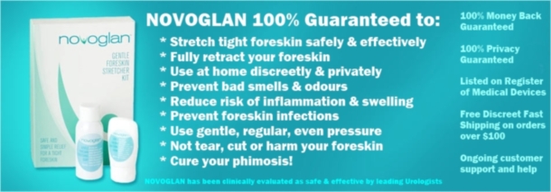 NOVOGLAN treats phimosis safely and effectively at home